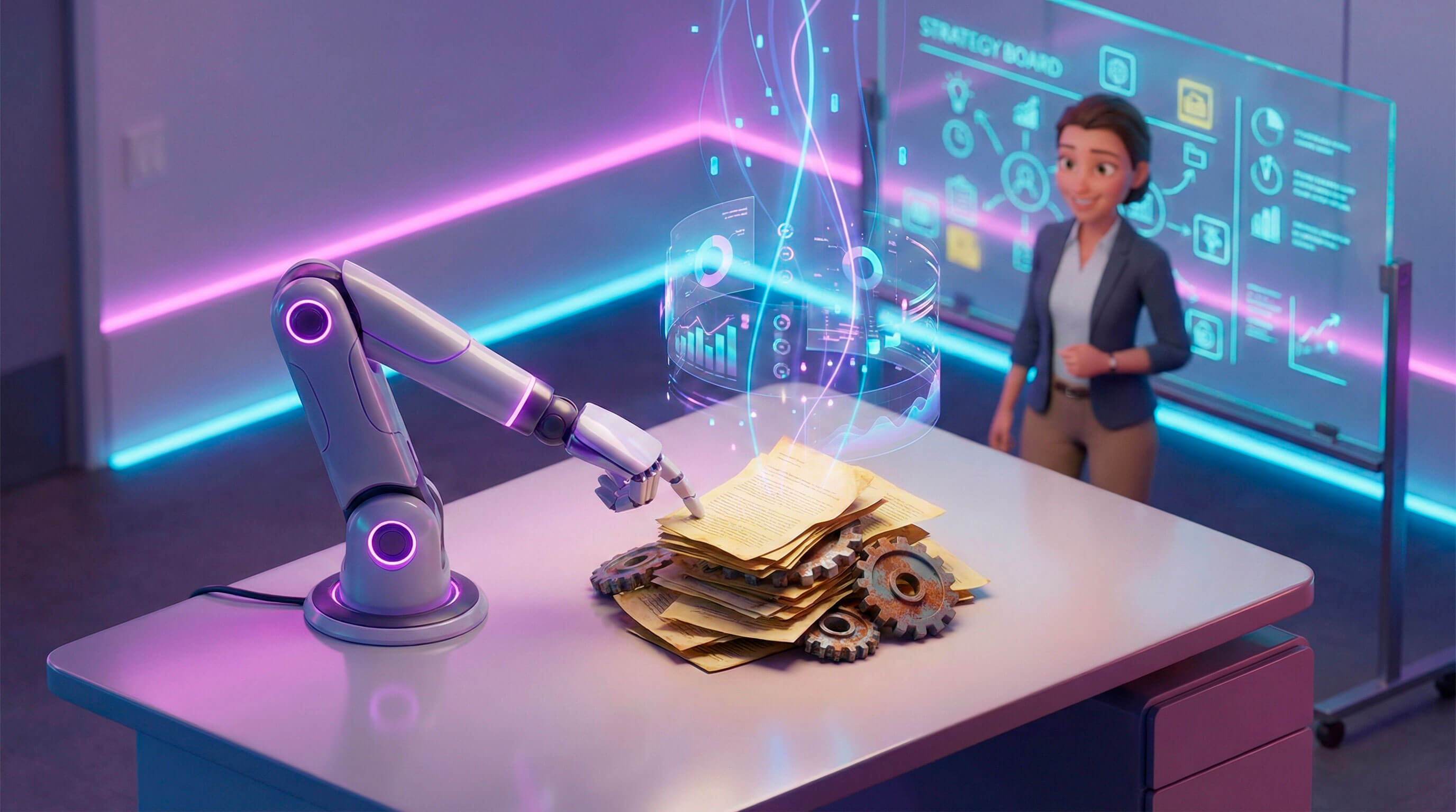 Como a IA está redefinindo a eficiência operacional